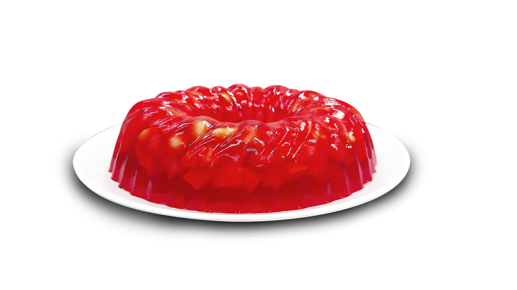 Gelatina de Fresa con frutas
