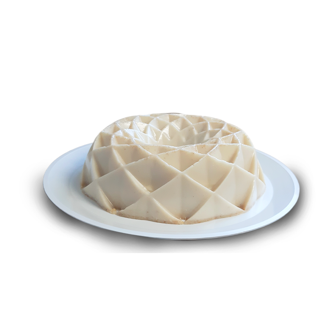 Arreglo Circular De Flores + Gelatina de Mazapán  💐  🍮